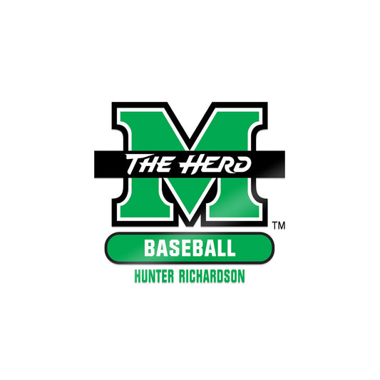 Marshall - NCAA Baseball : Hunter Richardson - Sticker-0
