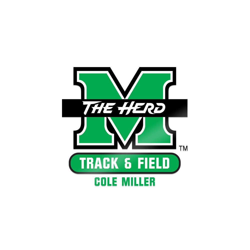 Marshall - NCAA Men's Track & Field : Cole Miller - Sticker-0