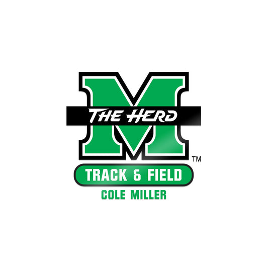 Marshall - NCAA Men's Track & Field : Cole Miller - Sticker-0