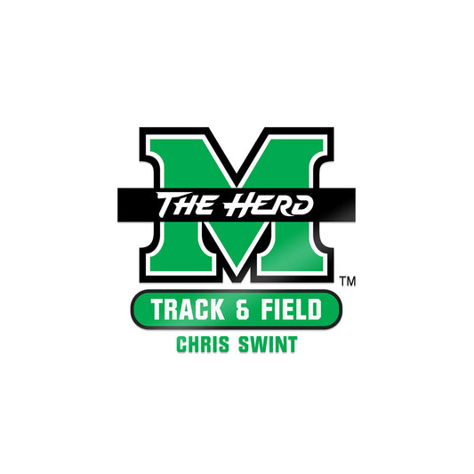Marshall - NCAA Men's Track & Field : Chris Swint - Sticker-0
