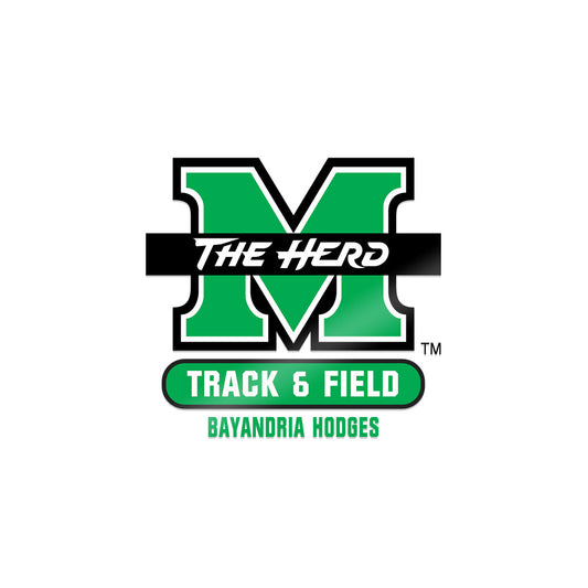 Marshall - NCAA Women's Track & Field : BayAndria Hodges - Sticker-0