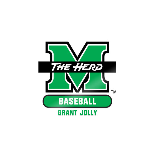 Marshall - NCAA Baseball : Grant Jolly - Sticker-0