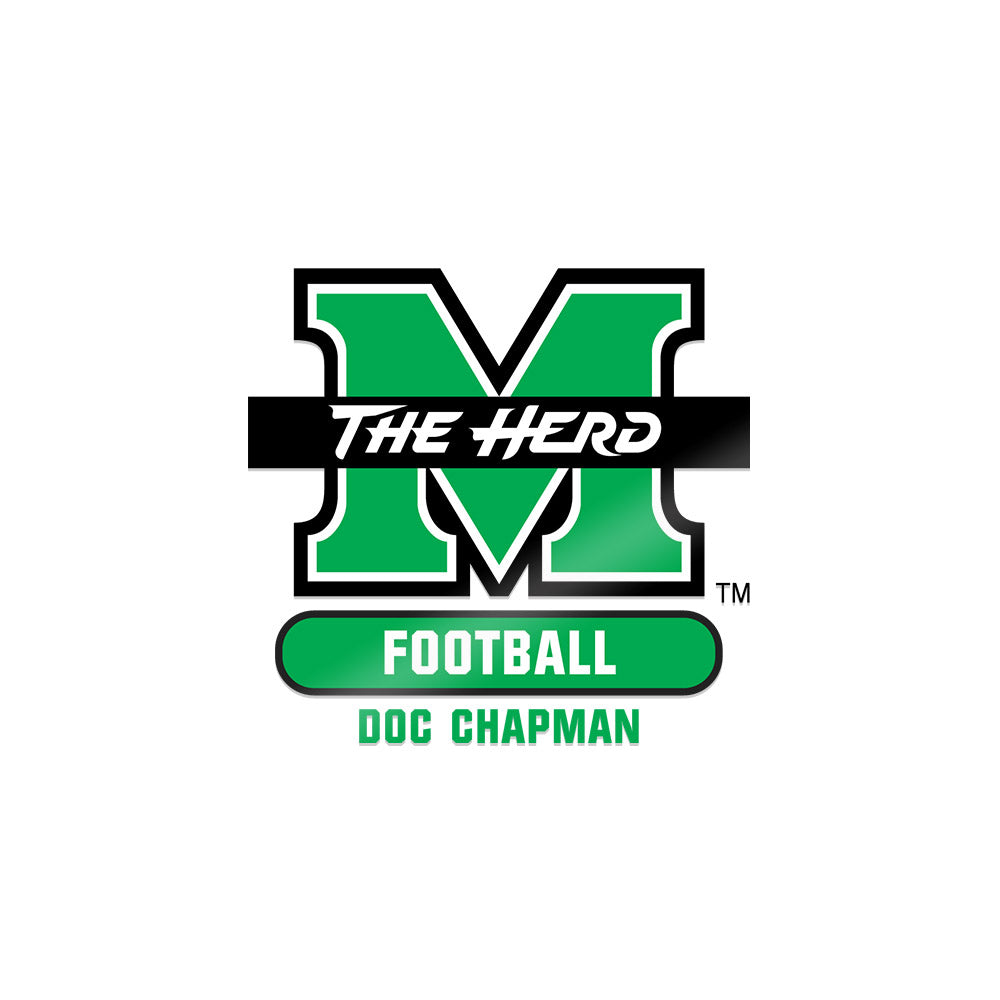 Marshall - NCAA Football : Doc Chapman - Sticker-0