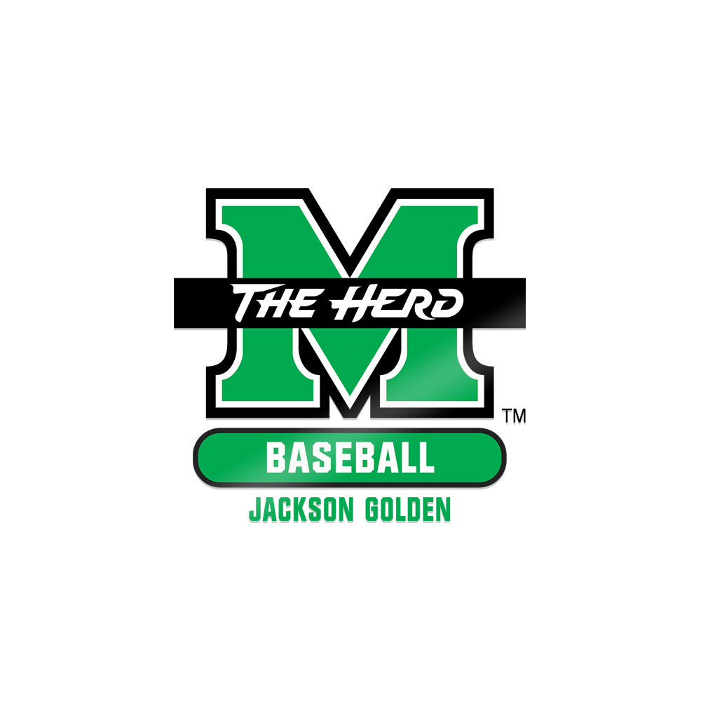 Marshall - NCAA Baseball : Jackson Golden - Sticker-0
