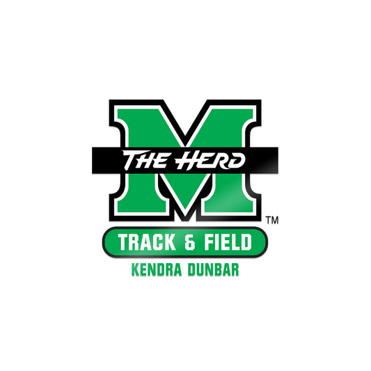 Marshall - NCAA Women's Track & Field : Kendra Dunbar - Sticker-0