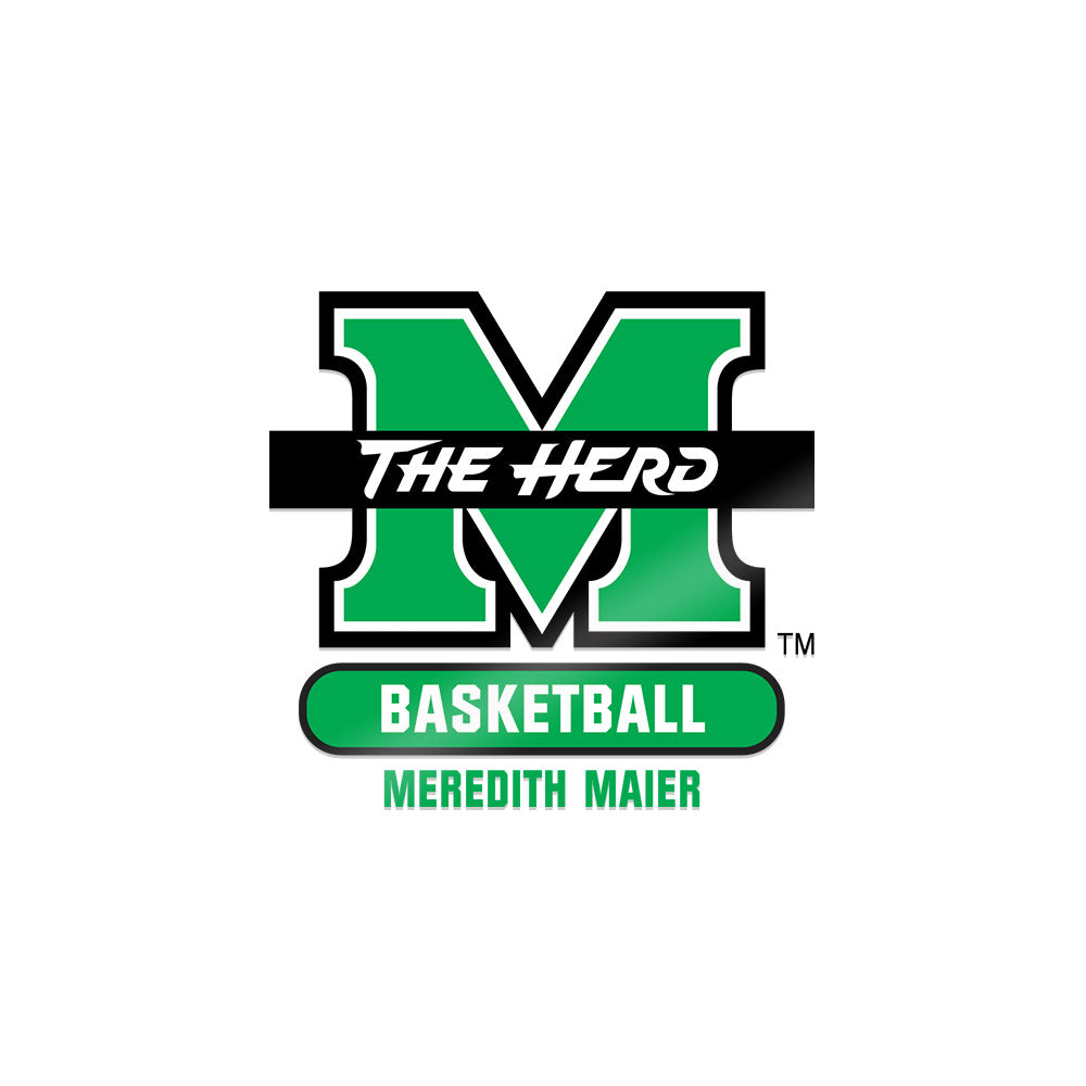 Marshall - NCAA Women's Basketball : Meredith Maier - Sticker-0