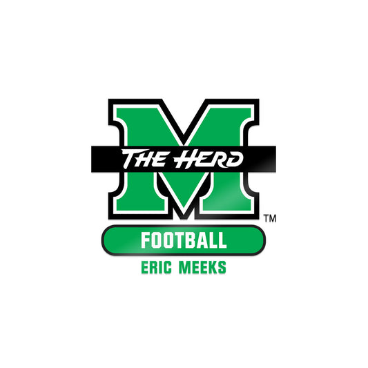 Marshall - NCAA Football : Eric Meeks II - Sticker-0