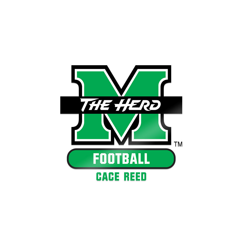 Marshall - NCAA Football : Cace Reed - Sticker-0