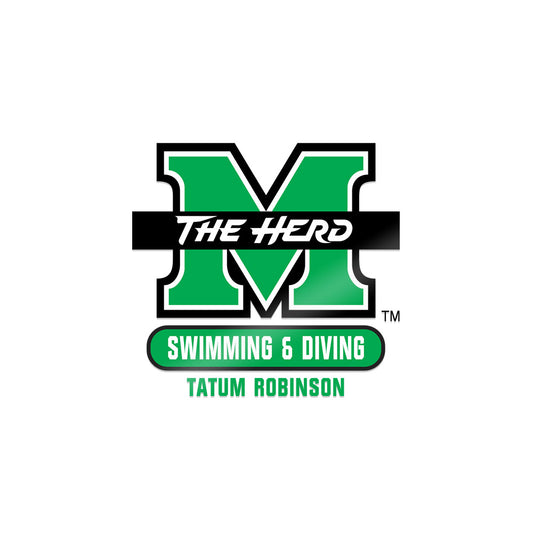 Marshall - NCAA Women's Swimming & Diving : Tatum Robinson - Sticker-0