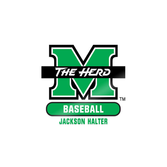 Marshall - NCAA Baseball : Jackson Halter - Sticker-0