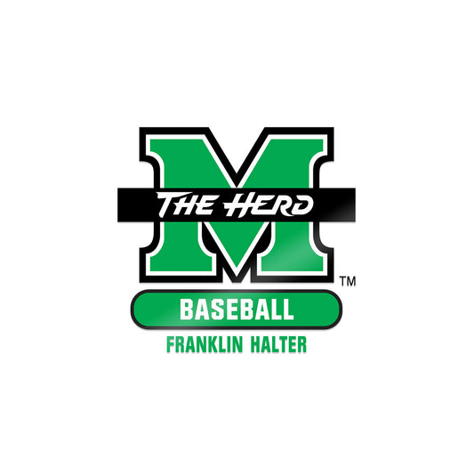 Marshall - NCAA Baseball : Franklin Halter - Sticker-0