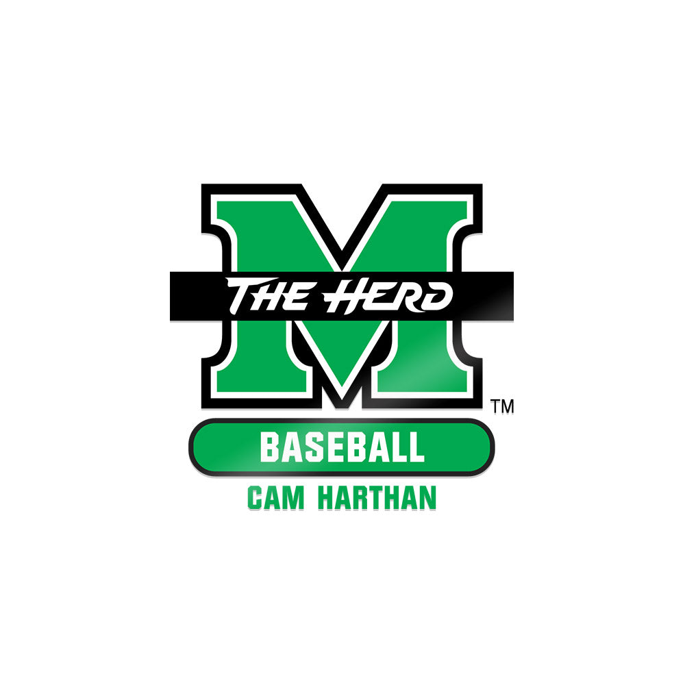 Marshall - NCAA Baseball : Cam Harthan - Sticker-0