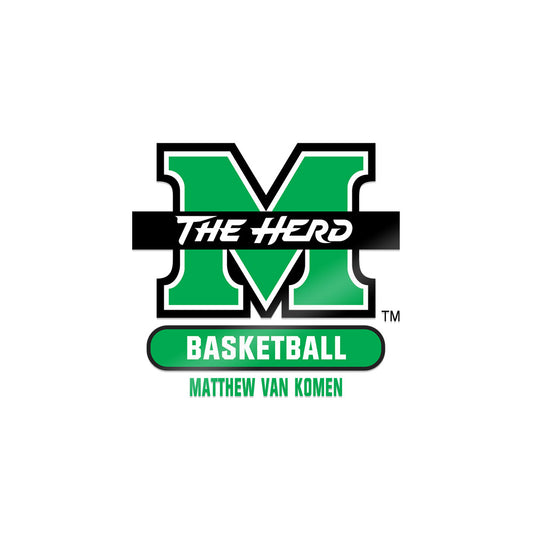 Marshall - NCAA Men's Basketball : Matthew Van Komen - Sticker-0