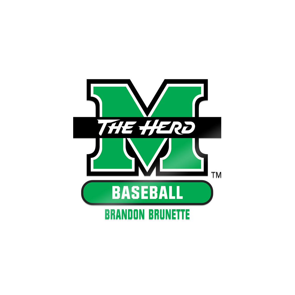 Marshall - NCAA Baseball : Brandon Brunette - Sticker-0