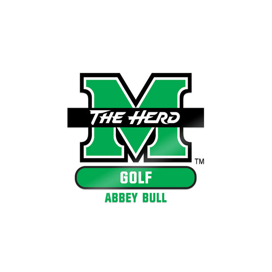 Marshall - NCAA Women's Golf : Abbey Bull - Sticker-0