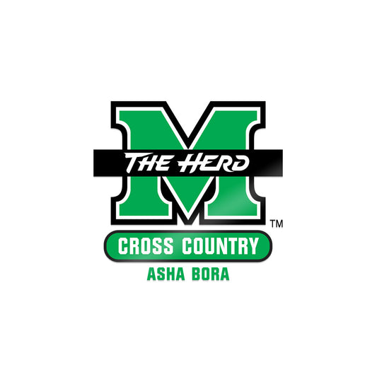 Marshall - NCAA Women's Cross Country : Asha Bora - Sticker-0