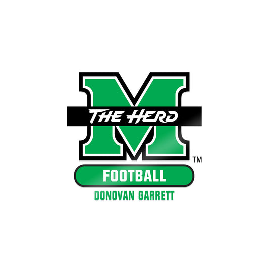 Marshall - NCAA Football : Donovan Garrett - Sticker-0