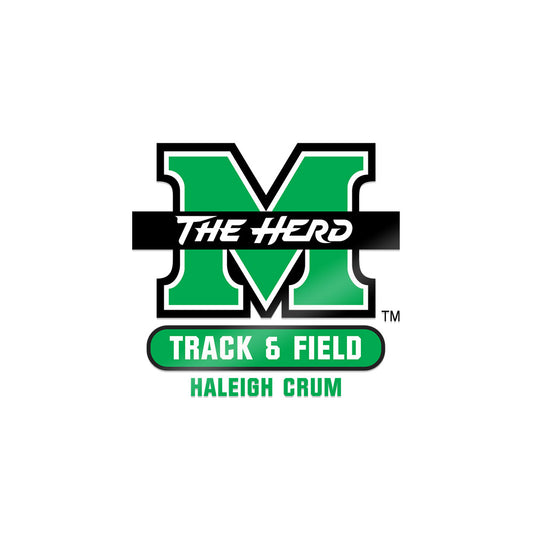 Marshall - NCAA Women's Track & Field : Haleigh Crum - Sticker-0