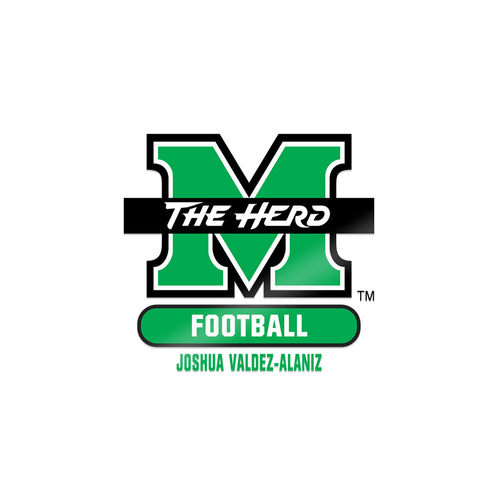 Marshall - NCAA Football : Joshua Valdez-alaniz - Sticker-0