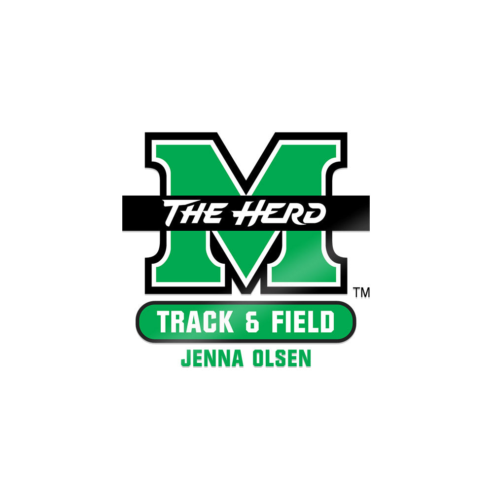 Marshall - NCAA Women's Track & Field : Jenna Olsen - Sticker-0