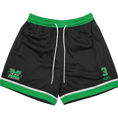 Marshall - NCAA Women's Basketball : Cairah Mays - Black Shorts