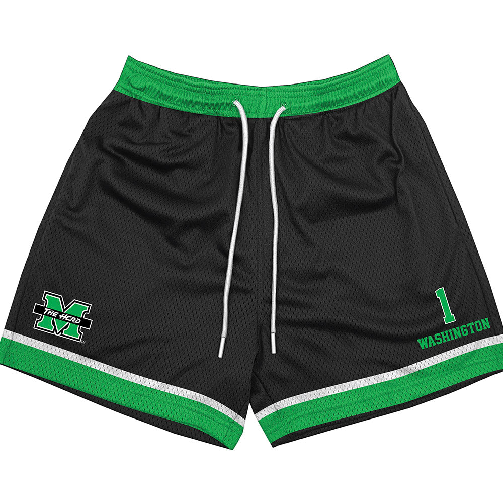 Marshall - NCAA Softball : Destiny Washington - Black Shorts