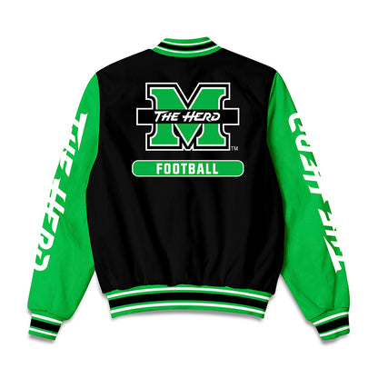 Marshall - NCAA Football : Jacqai Long - Bomber Jacket