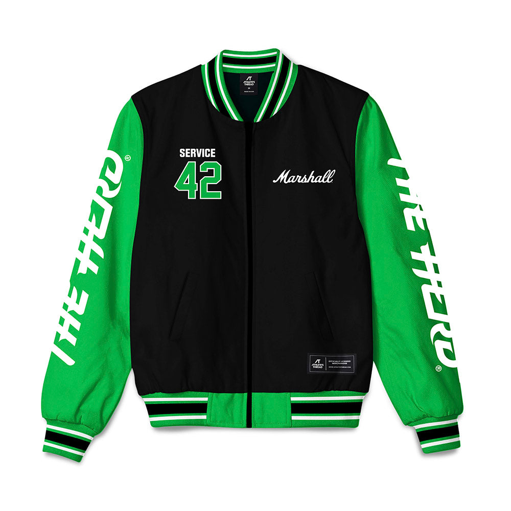 Marshall - NCAA Baseball : Oliver Service - Bomber Jacket-0