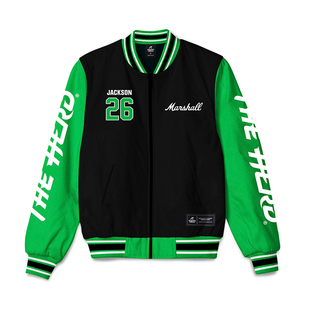 Marshall - NCAA Football : Siddiq Jackson - Bomber Jacket