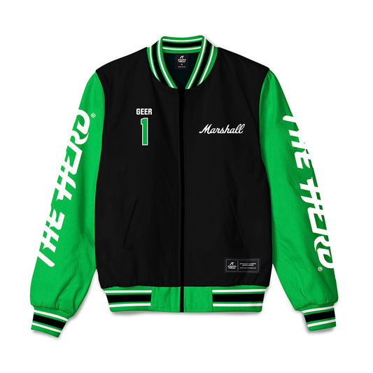 Marshall - NCAA Women's Volleyball : Audrey Geer - Bomber Jacket-0