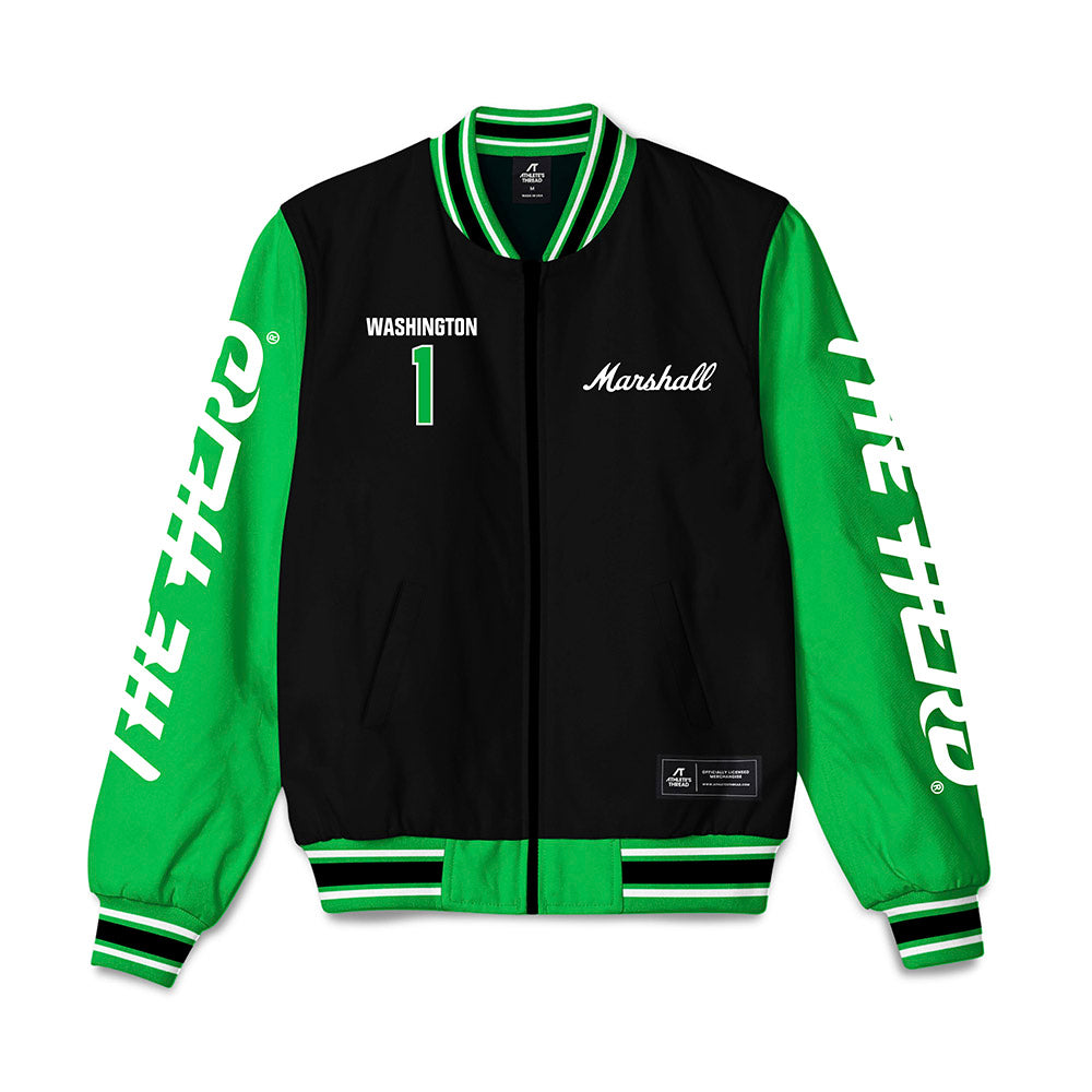 Marshall - NCAA Softball : Destiny Washington - Bomber Jacket