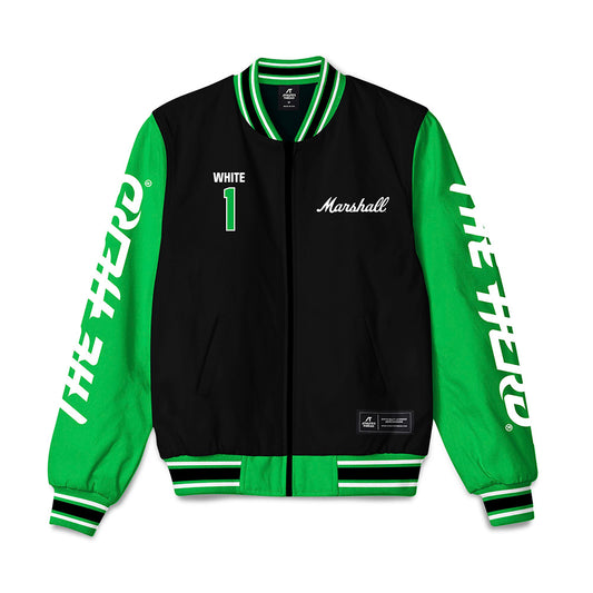 Marshall - NCAA Men's Basketball : Kaiden White - Bomber Jacket-0