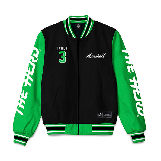 Marshall - NCAA Softball : Makayla Taylor - Bomber Jacket-0