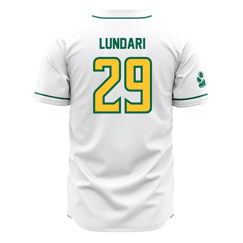 Siena - NCAA Baseball : Ryan Lundari - White Jersey-1