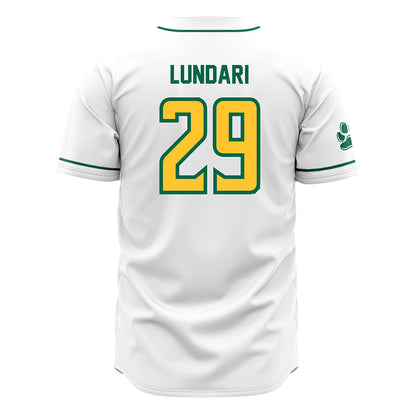 Siena - NCAA Baseball : Ryan Lundari - White Jersey-1