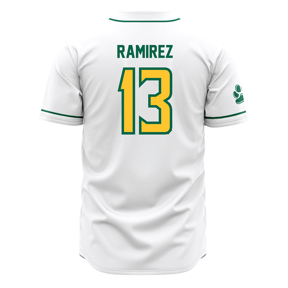 Siena - NCAA Baseball : Steven Ramirez - White Jersey-1