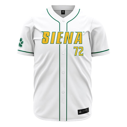 Siena - NCAA Baseball : Giovanni Conte - White Jersey-0