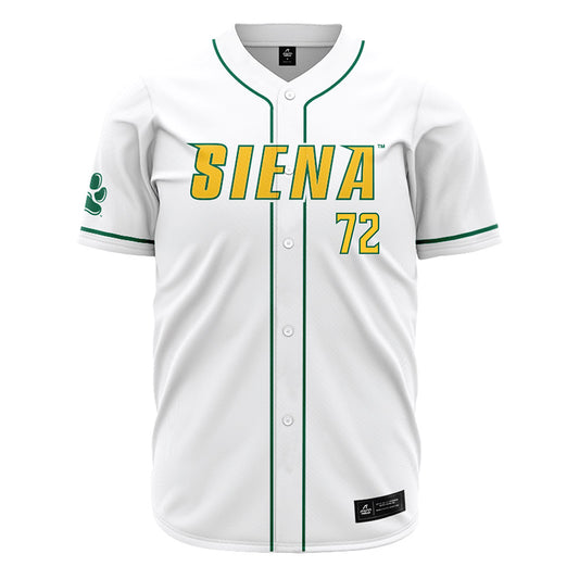 Siena - NCAA Baseball : Giovanni Conte - White Jersey-0