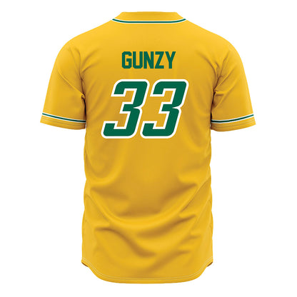Siena - NCAA Baseball : JT Gunzy - Gold Jersey