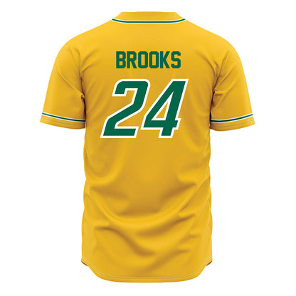Siena - NCAA Baseball : Noah Brooks - Gold Jersey