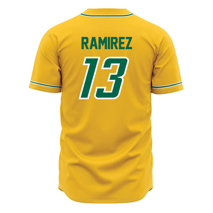 Siena - NCAA Baseball : Steven Ramirez - Gold Jersey-1