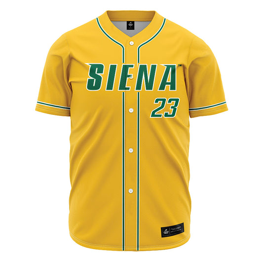 Siena - NCAA Baseball : Louis Percival - Gold Jersey