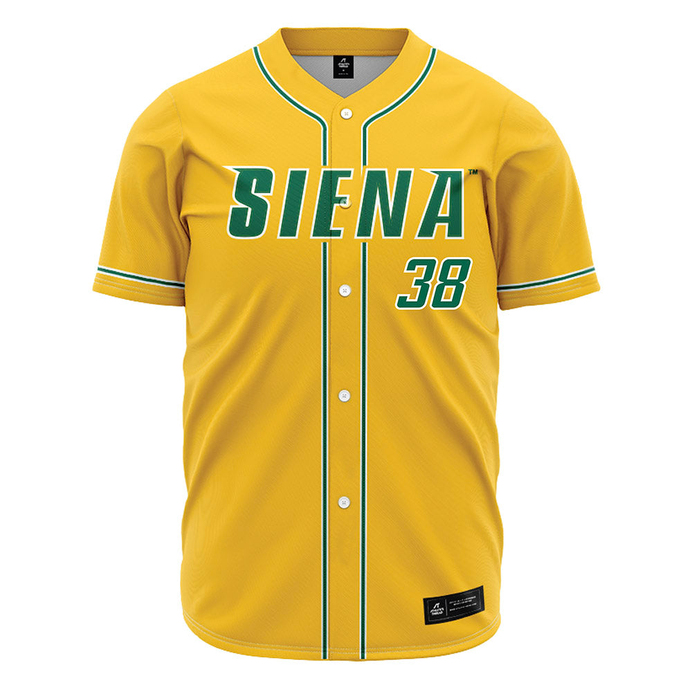 Siena - NCAA Baseball : Jeremy Sangalang - Gold Jersey