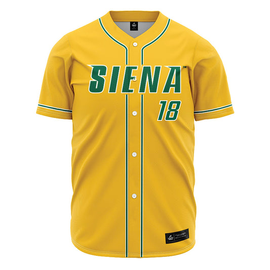 Siena - NCAA Baseball : Jake Sparks - Gold Jersey