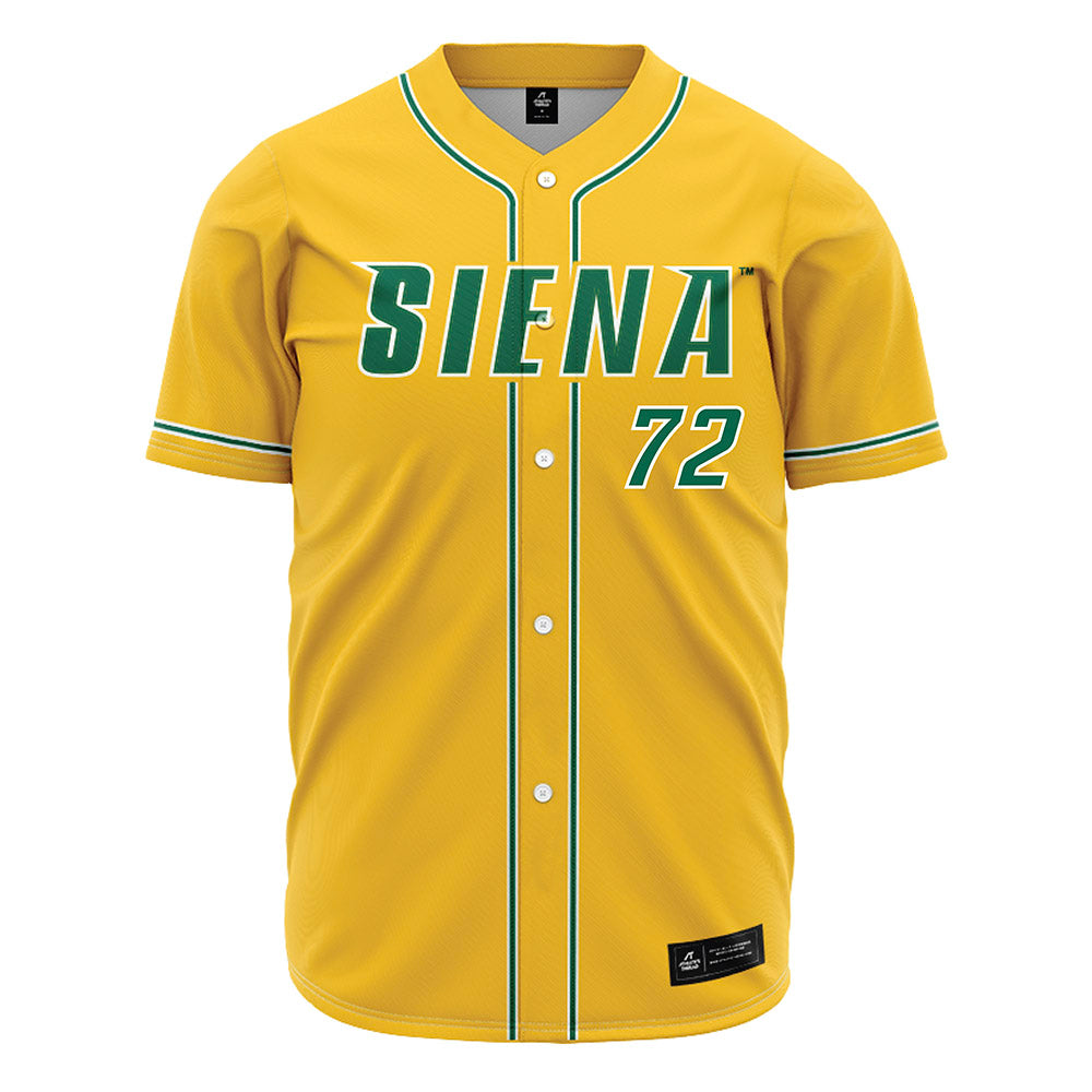 Siena - NCAA Baseball : Giovanni Conte - Gold Jersey-0