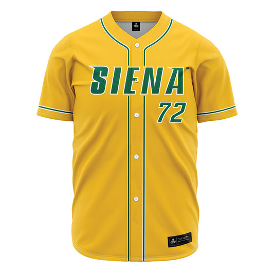 Siena - NCAA Baseball : Giovanni Conte - Gold Jersey-0