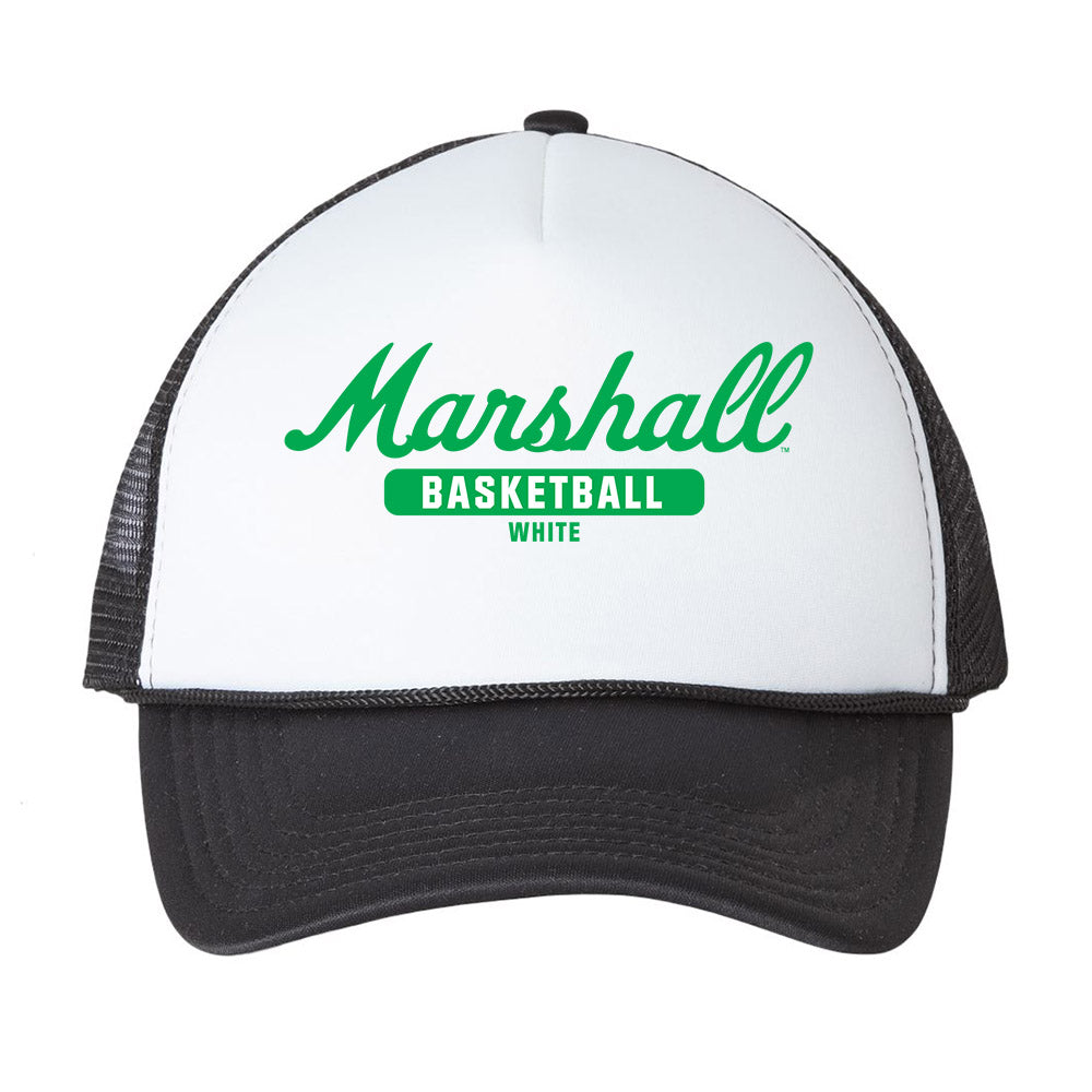Marshall - NCAA Men's Basketball : Kaiden White - Trucker Hat-0