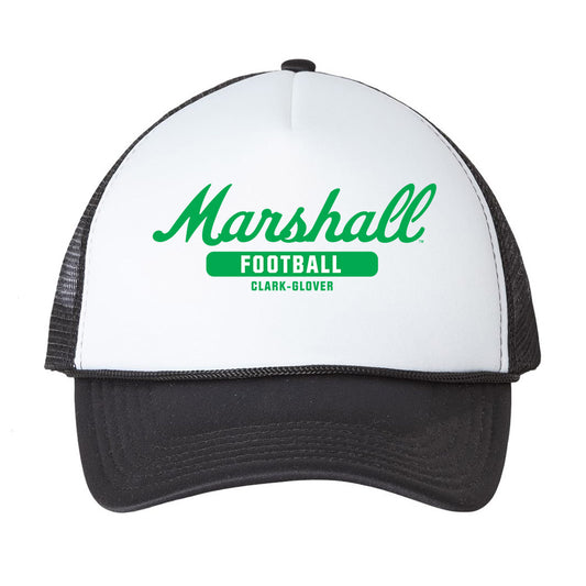 Marshall - NCAA Football : Caleb Clark-Glover - Trucker Hat-0