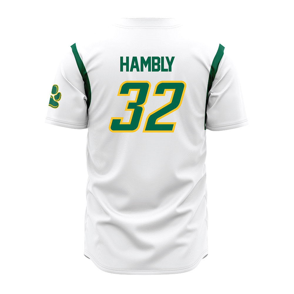 Siena - NCAA Baseball : Cole Hambly - White Jersey-1