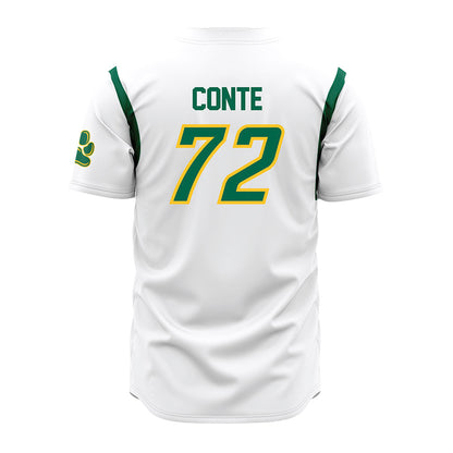 Siena - NCAA Baseball : Giovanni Conte - White Jersey-1